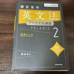 大学入試問題集 関正生の英文法ファイナル演習ポラリス[2 応用レベル]のサムネイル