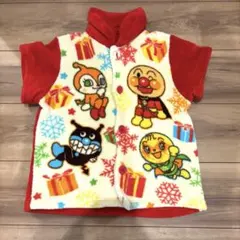 アンパンマン 半袖スリーパー 110cm フリース