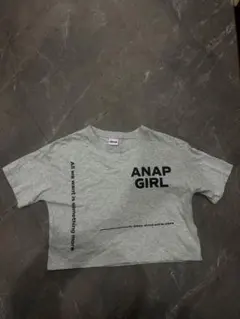ANAP GIRL グレー クロップドTシャツのサムネイル