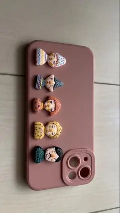 スマホケース iPhone 13 スマホカバー　立体　人形
