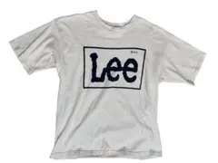 USA製Lee ボックスロゴ ヘヴィーウエイトTシャツ ホワイトLのサムネイル