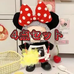 ミニーちゃん風　ぬいぐるみ用　洋服　ぬい活　ぬい用　ラブブ　labubu 服