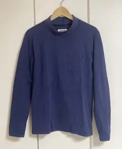 【MAGIC NUMBER】タートルネック　ロングTシャツ　Mサイズ　ネイビーのサムネイル