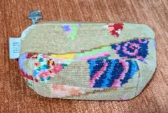 フェイラー カラフルフラッグ柄ポーチ(USED)