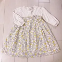 プティマイン♡黄色花柄ワンピース