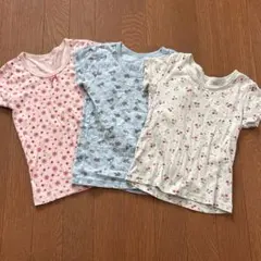女の子肌着 120 3枚セット