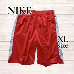 NIKE 상태좋음 バスケットボールパンツ レッド XL 赤 トレパン ハーフパンツ