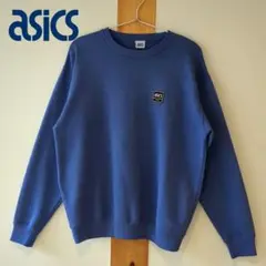 asics アシックス 90s スウェット ブルー Mサイズ