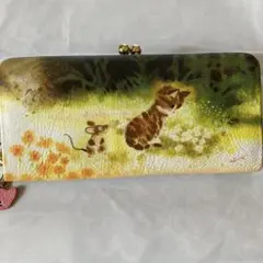 ロココギャビー　渡辺あきお　猫雑貨　がま口長財布のサムネイル