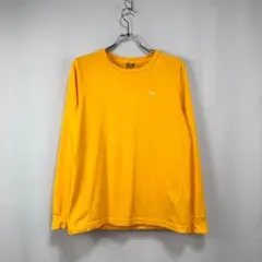 y2k テック 00s NIKE ナイキ ロンT イエロー Sサイズ