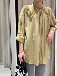 カプリシューレマージュ 2WAY付け襟シャツ