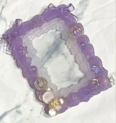 ホイップデコ トレカケース B8 紫 クマ