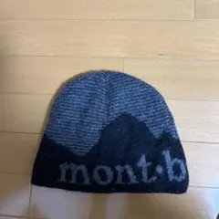 mont-bell ニット帽 ビーニー グレー ブラックのサムネイル