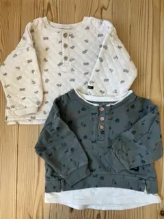 フタフタ 90サイズ トレーナー 2枚セット