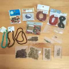 ハンドメイド用 ビーズ アクセサリーパーツ 素材セット