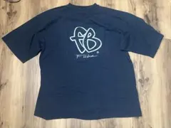 90s FUBU Tシャツ XXL ネイビー ロゴプリント