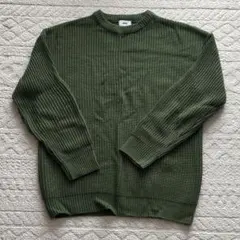 グリーン ニット
