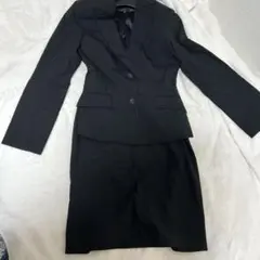 未使用品クードシャンス×中古美品マテリア セットアップ　ママスーツ　黒 未使用品クードシャンス×中古美品マテリア セットアップ ママ
