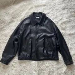 【極美品】LIDNM リドム ショートブルゾンレザー　羊革　サイズM