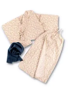 新品未使用　ブランシェス　 花柄 セパレート浴衣セット 　100