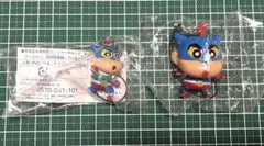 【⭐︎新品・未開封⭐︎】クレヨンしんちゃん アクション仮面 キーホルダー 2個セット