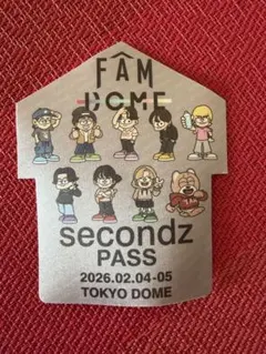 timelesz FAM DOME 会場限定シール