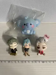 BTS RM ＆ BT21 KOYA フィギュア＆キーホルダー４点セット