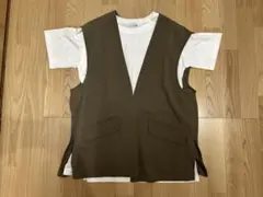 【未使用】URBAN COLLECTION ベスト ＆ Tシャツ 2点セット M
