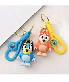 BLUEY ブルーイとビンゴ　キャラクターキーホルダー 2こセット　新品