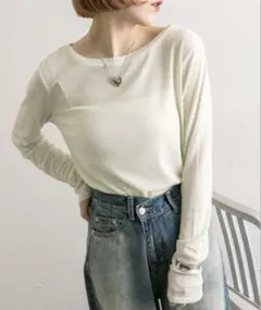 mystic シアーロングTシャツ　タグ付き　新品