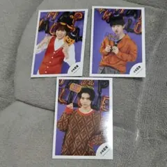 安嶋秀生 織山尚大 元木湧 少年忍者 ハロウィン ミニフォト 公式写真