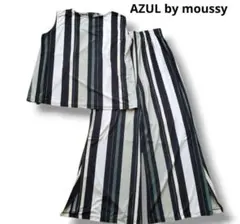 【AZUL by moussy 】アズールセットアップ　ストライプ　M リゾート