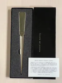 スリップオン レターオープナー グリーン Rio 革 M81394 未使用品のサムネイル