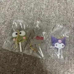 サンリオキャラクターズ カラフルキャンディチャーム　キティ クロミ けろっぴ