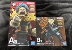 一番くじ　ヒロアカ　A賞緑谷出久、B賞爆轟勝己フィギュアセット