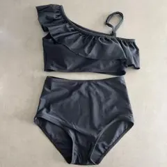新品未使用！ワンショルダー フリルビキニ ブラック Mサイズのサムネイル