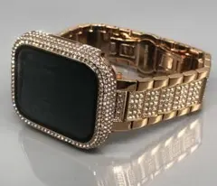 1G アップルウォッチ　ステンレスベルト キラキラ　Apple Watchバンド
