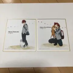 ヒロアカ　 轟焦凍 切島鋭児郎 ミニ色紙　一番くじ　2枚セット