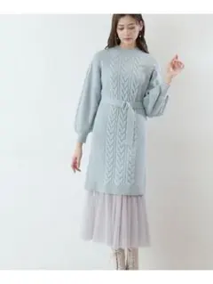 ケーブルレイヤードニットセット JILL by JILL STUART