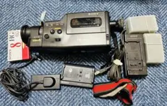 レトロ】SONY ビデオカメラ CCD-V8 バッテリー チャージャー付き