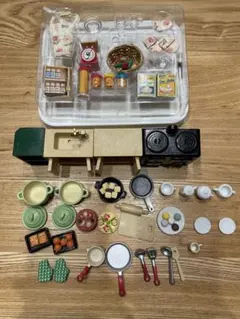 エポック社 シルバニアファミリー キッチン＆調理器具セット＋小物 タカラトミー