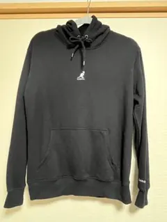 KANGOL ブラック フード付きパーカー トレーナー M カンゴール
