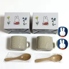 ミッフィー miffy ボリス スタディオクリップ スープマグ スプーン セットのサムネイル