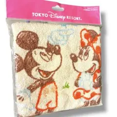 東京ディズニーリゾート ミッキー ミニー ハンドタオル 新品未使用 未開封