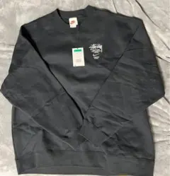 希少　stussy&nike ステューシー　コラボ　スウェット　ロゴ　刺繍入り