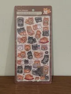【国内正規品】ボンボンドロップシール★和柄　柴犬