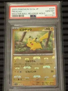 2025年最新】マスターボール ピカチュウ psa10の人気アイテム