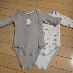 ロンパース肌着(キルティング生地、70サイズ)