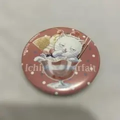 銀魂 ギン猫シリーズ いちごのパフェ 缶バッジ 坂田銀時