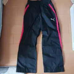 PUMA ピステパンツ 黒/赤140cm